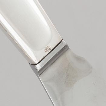 Tias Eckhoff, cutlery set, 99 pieces, sterling silver, "Cypress", Georg Jensen, Denmark.