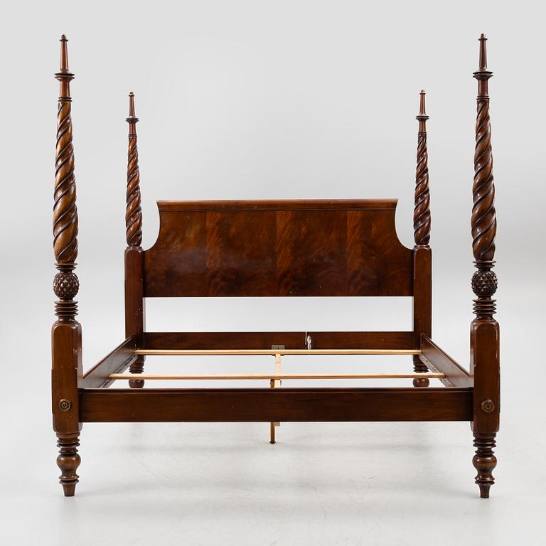 A 'Regency' bed frame, possibly Ralph Lauren, 2000s.