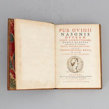 Ovid’s works, 1689 (4 vol).