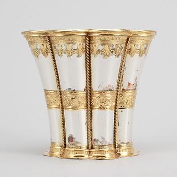 MARGARETABÄGARE, silver, A Michelsen, Köpenhamn, Danmark, 1946. Vikt 419 g.