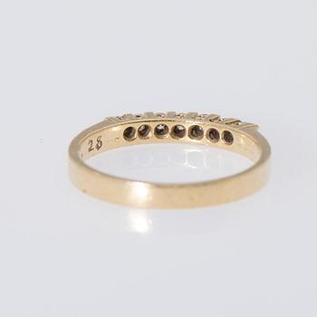 RING, briljantslipade diamanter, 18K guld.
