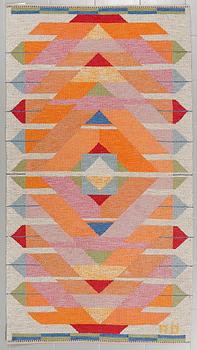 AGDA ÖSTERBERG, a flatweave, signed AÖ, model "Jakobs stege", 224 x 123 cm.