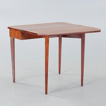 A Swedish Karl-Johan card table, from the first half of the 19th century.