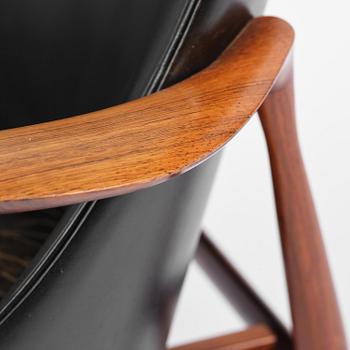 Ib Kofod-Larsen, a rosewood "Elizabeth" easy chair, cabinetmakers Christensen & Larsen, Denmark, 1950s-60s.