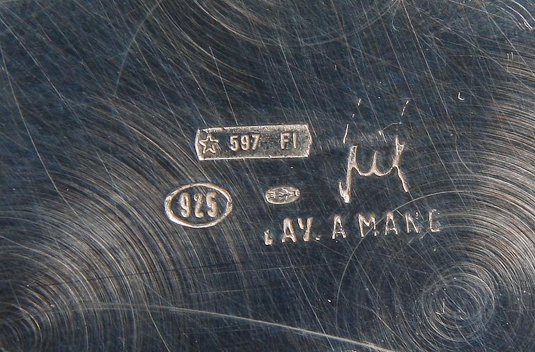 VAS, silver, 1900-talets slut.