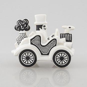 Lisa Larson, figurin, "Bil", ur serien "Traffic", Gustavsberg 1971-1973.