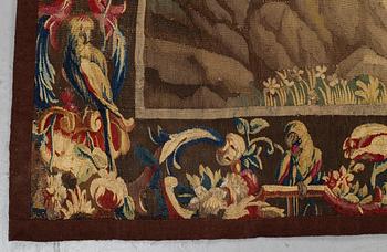 A tapestry, "Verdure", tapestry weave, ca 301 x 254 cm, France 18th century.