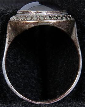 RING samt BROSCH, silver, 1900-tal.