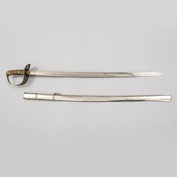 SABEL, svensk, m/1867 för kavallerimanskap.