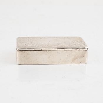 A Swedish Silver Snuff Box, 1846.