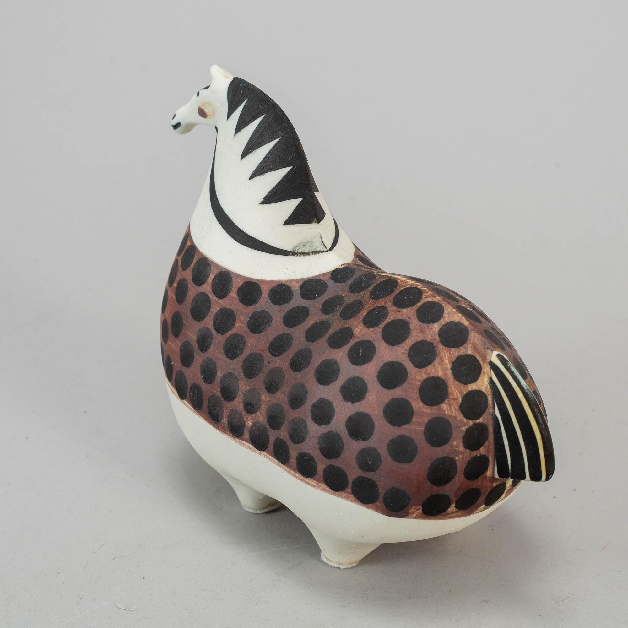 STIG LINDBERG, a 'Springare' stoneware figurine. Gustavsberg