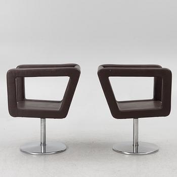 A pair of Armchairs, Johanson Design, contemporary.