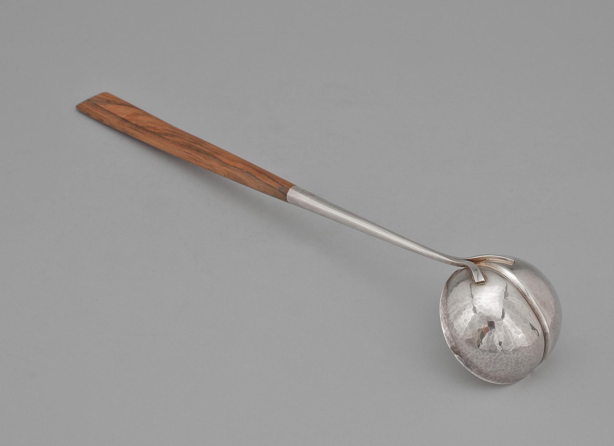 SOPPSLEV, sterlingsilver, Jan Brunk silversmide, 1981. Silvervikt ca 123 g.