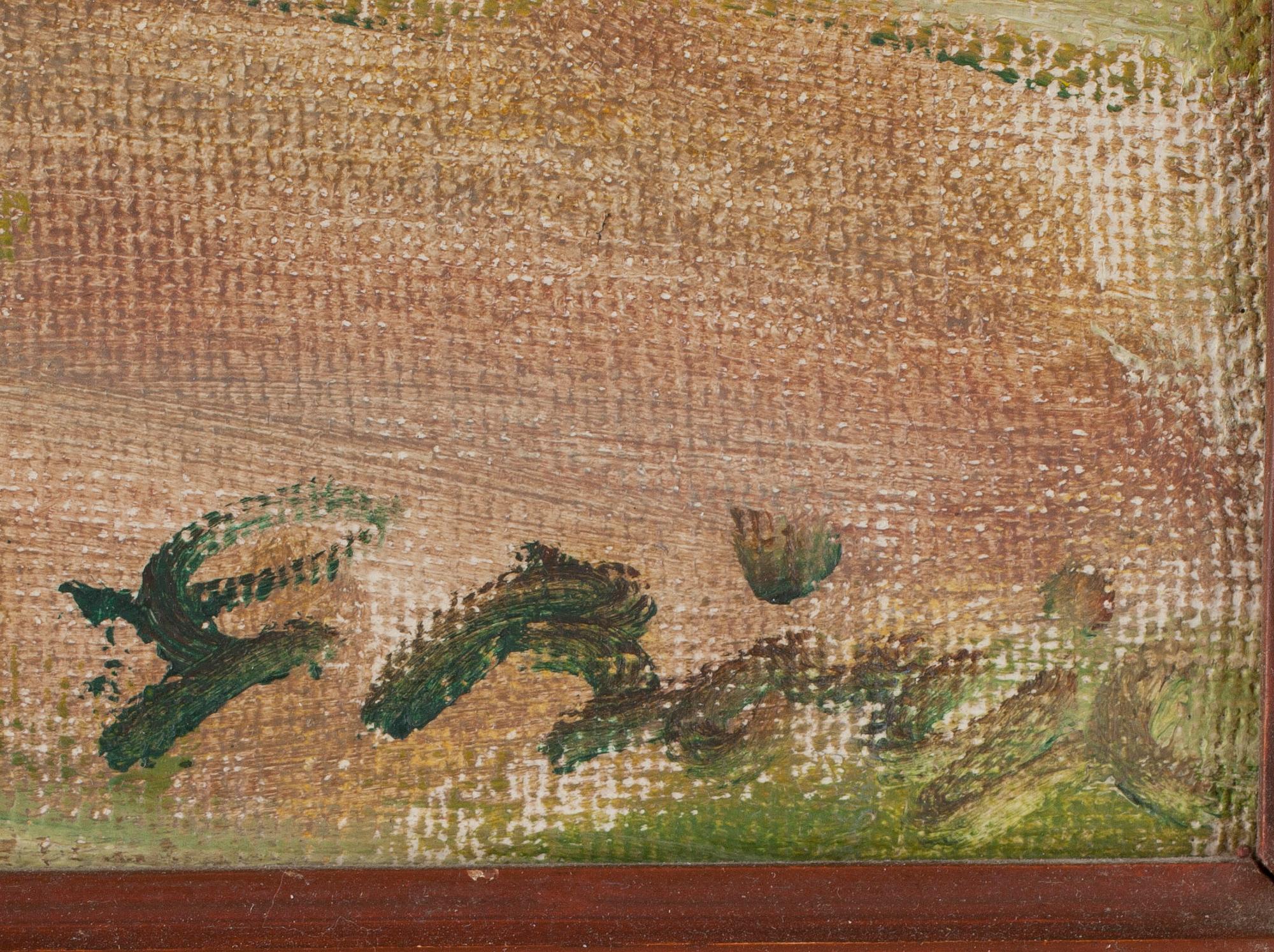 GIDEON BÖRJE, olja på duk, signerad.