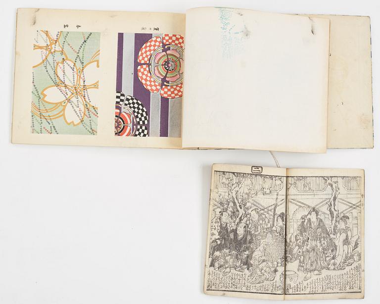 PARTI FÖREMÅL, 16 delar. Japan, 1900-tal.