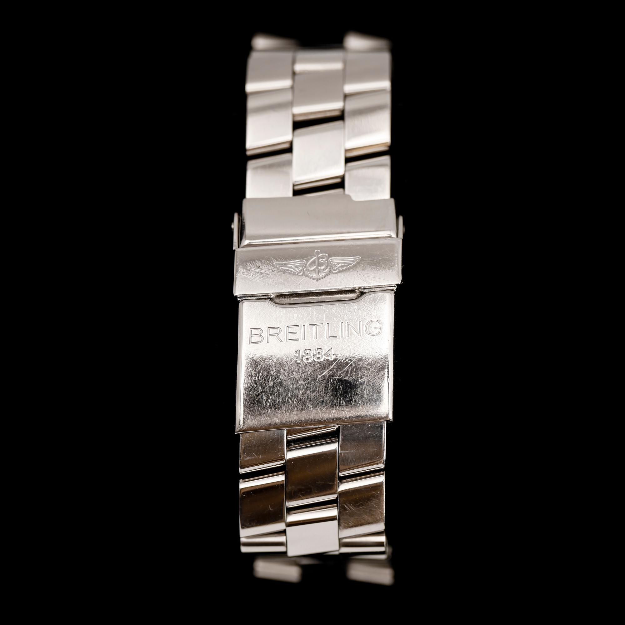 HERRARMBANDSUR, stål, Breitling, Airwolf, Chronometre Certifie.