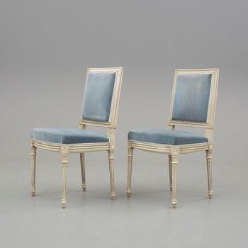 STOLAR, 24 st, Louis XVI-stil, 1900-talets andra hälft.