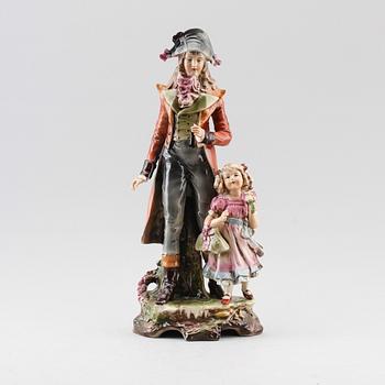 FIGURGRUPP, porslin, Tyskland, 1900-talets mitt.