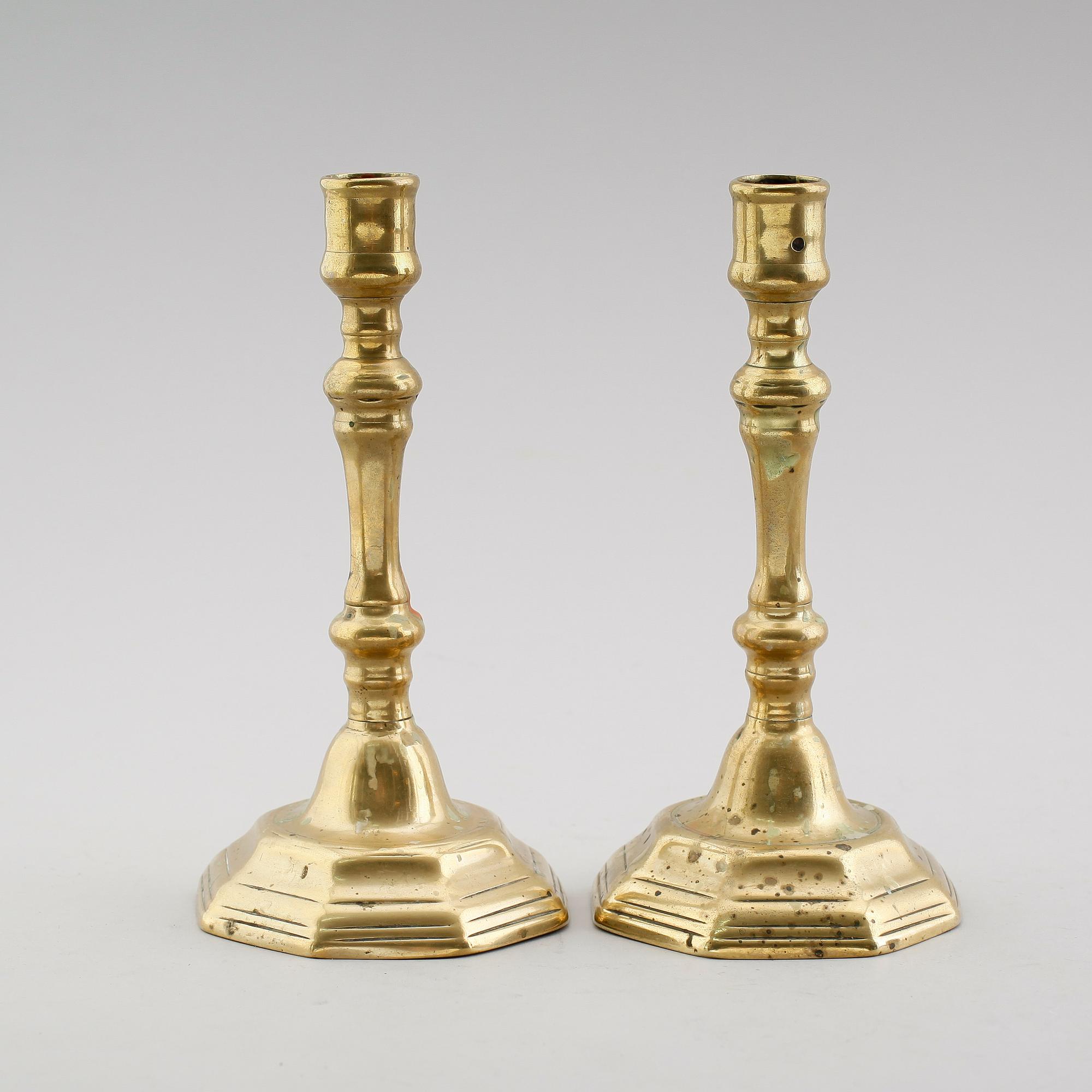 LJUSSTAKAR, barock, 1700-tal.