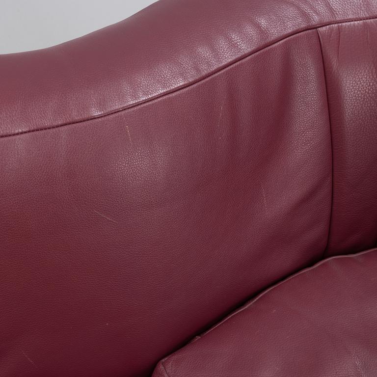 Jonathan de Pas, Donato D. Urbino & Paolo Lomazotti, a two-seat 'Onda' sofa, Zanotti, Italy, model launched 1985.