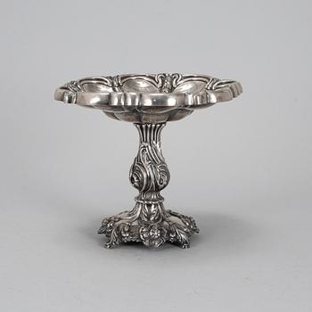 A silver dish by Christian Hammer Stockholm, 1874.