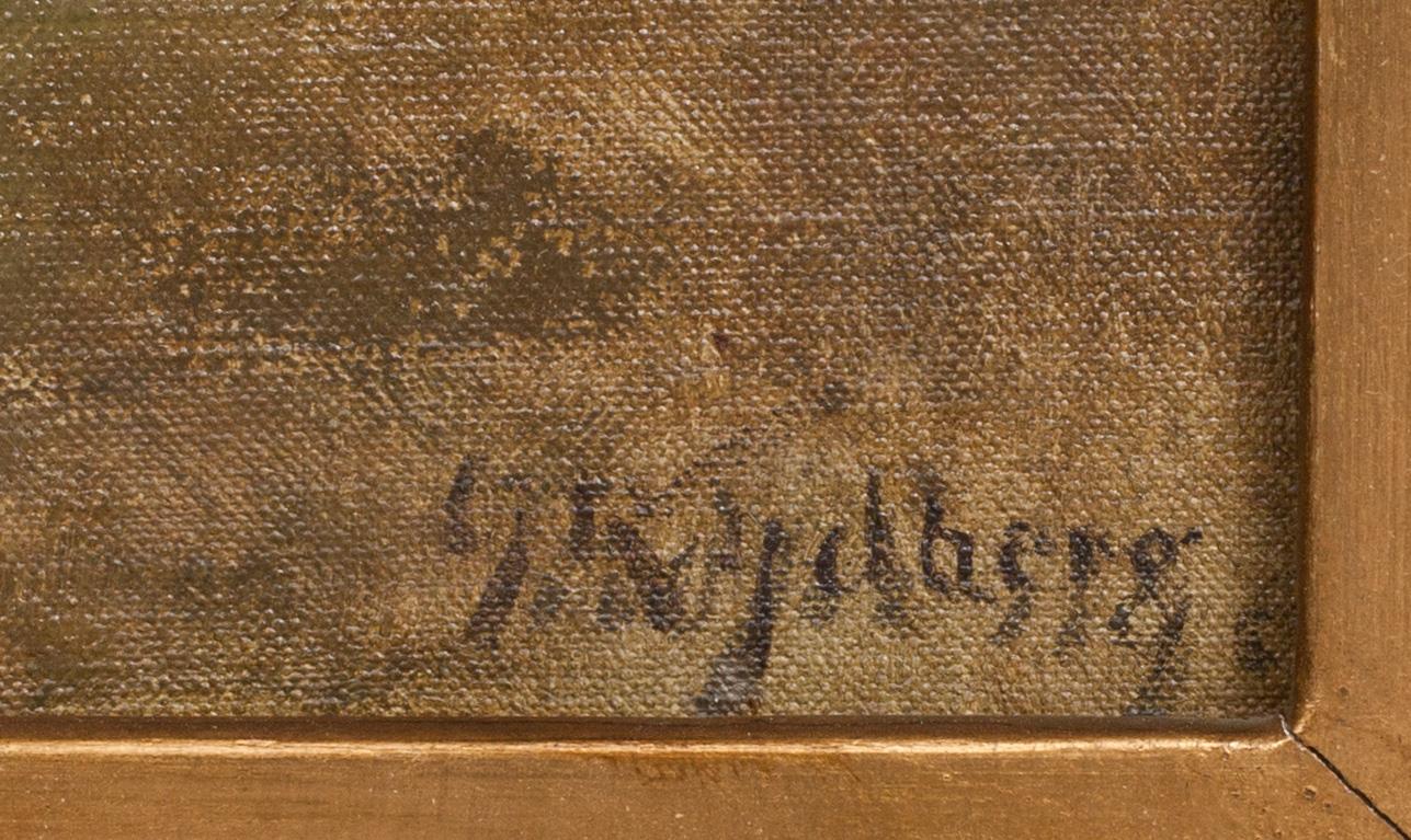 GUSTAF RYDBERG, olja på duk, monogramsignerad samt signerad.