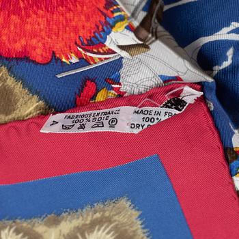 Hermès, scarf, "Casques et Plumets".