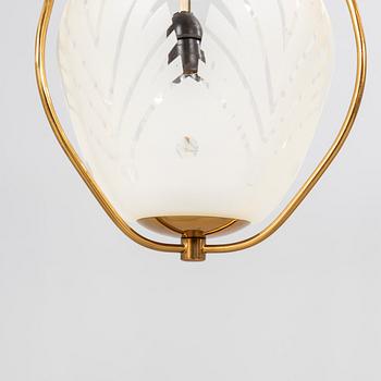 A Swedish Modern 1940s ceiling pendant.