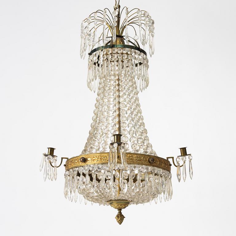 Ljuskrona, gustaviansk stil,  1900-tal.