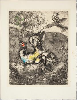 Marc Chagall · MARC CHAGALL, etsning.