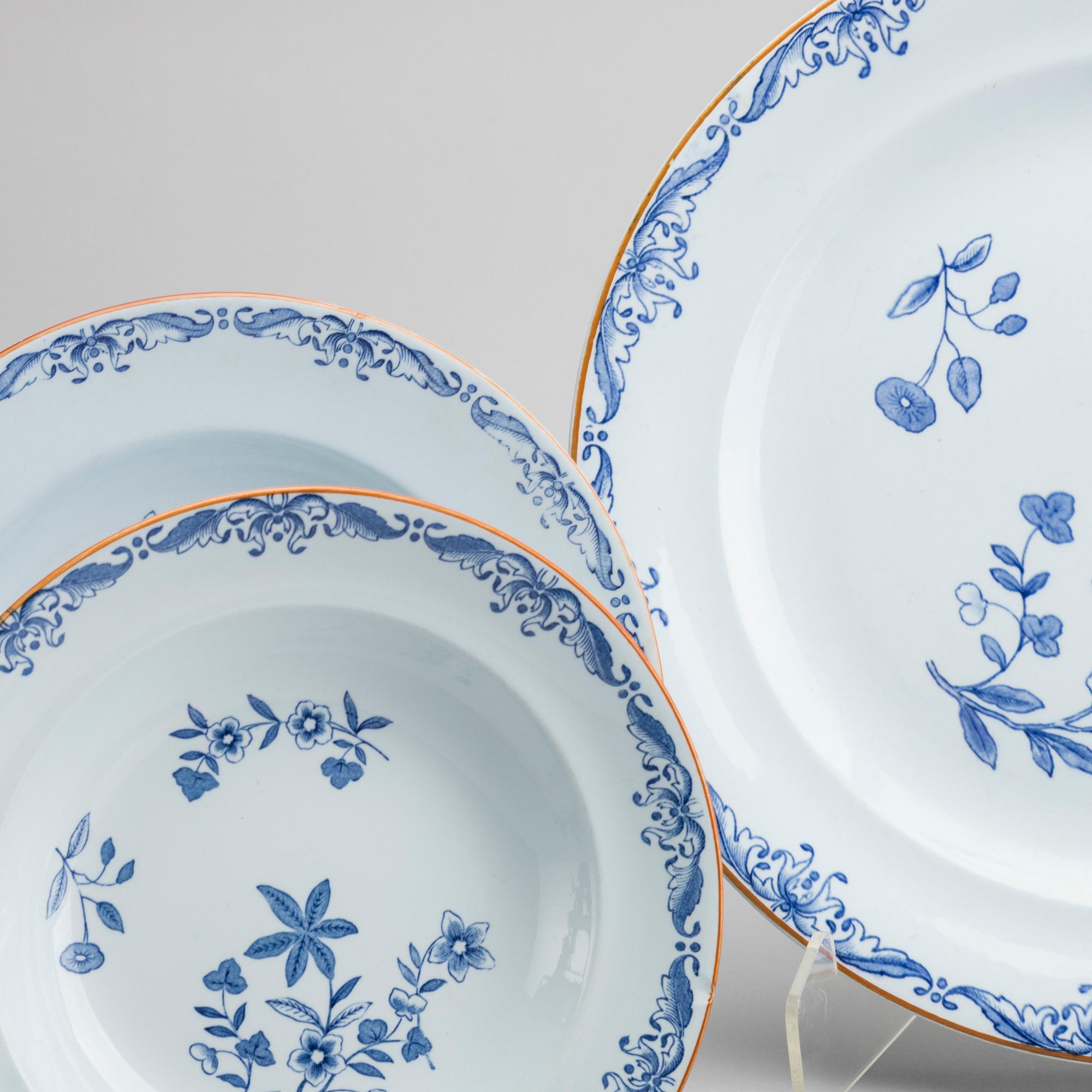 SERVIS, 24 delar, porslin, "Ostindia", Rörstrand, 1900-tal.