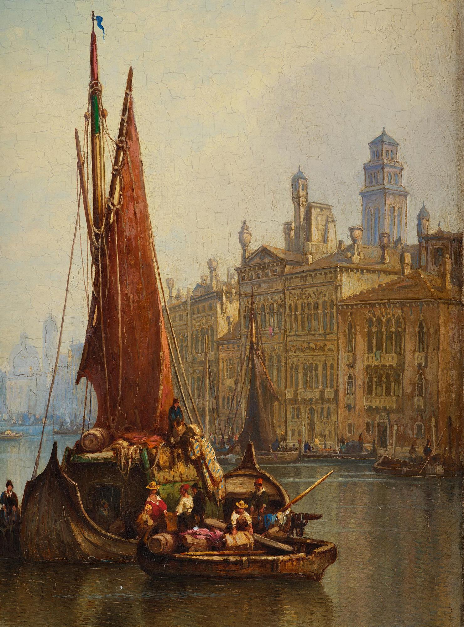 Ludwig Hermann van Hoom, Canal, Venice.