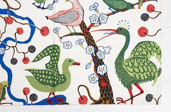 Josef Frank, jalusigardin, "Gröna fåglar", Firma Svenskt Tenn.