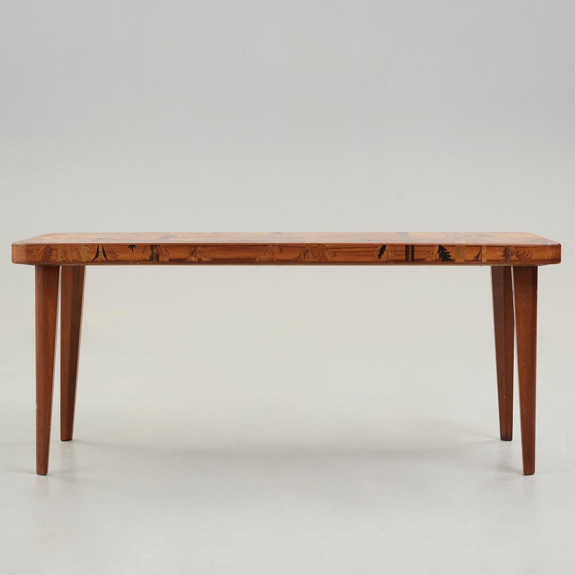 Carl Malmsten, a table "The Hunter" (Jägaren), Sweden 1938.