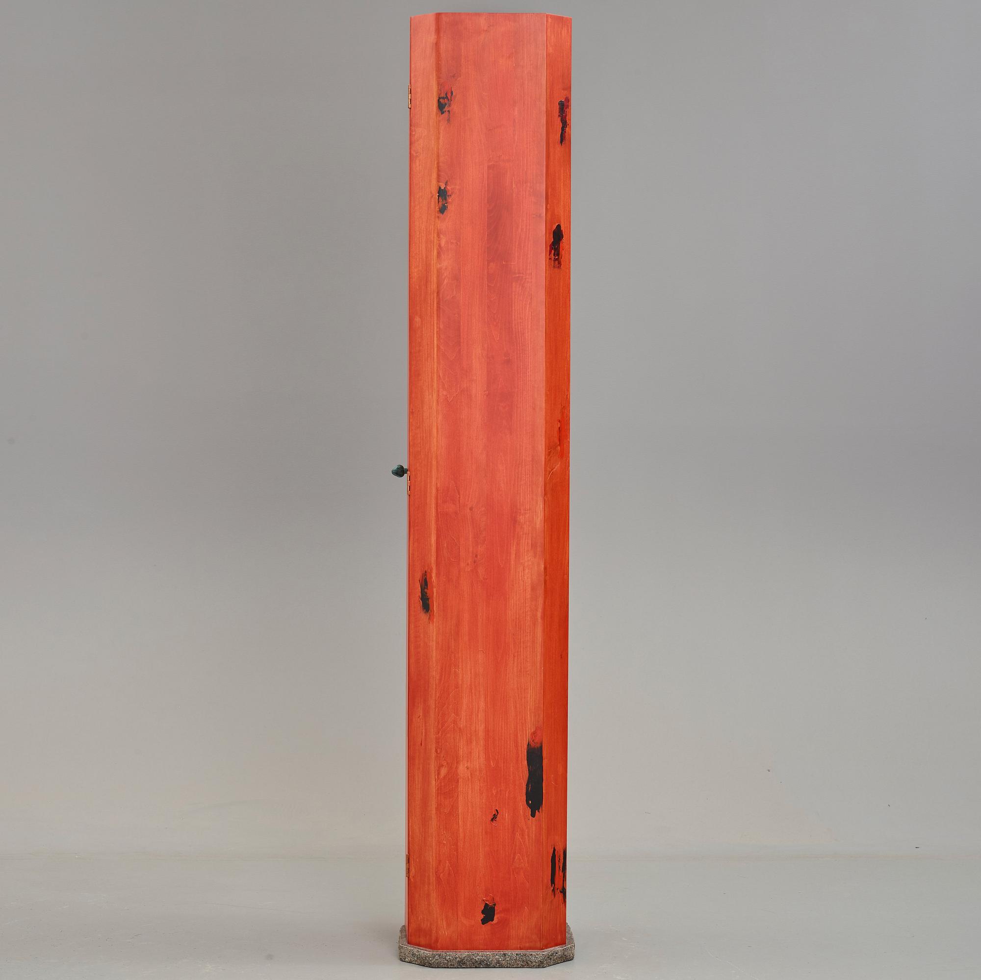 Rolf Hanson, a "Pelare" (Pillar) cabinet for Källemo, Värnamo, Sweden post 1991.