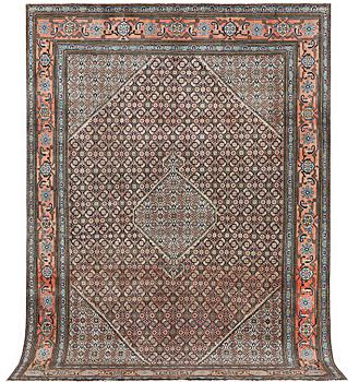 A carpet, Ardebil, c. 334 x 232 cm.
