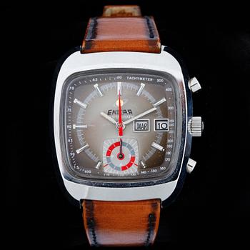 ARMBANDSUR, herr, Enicar, Managraph, kronograf, automatisk, ref nr 219-01-01, stål, 1960-tal.