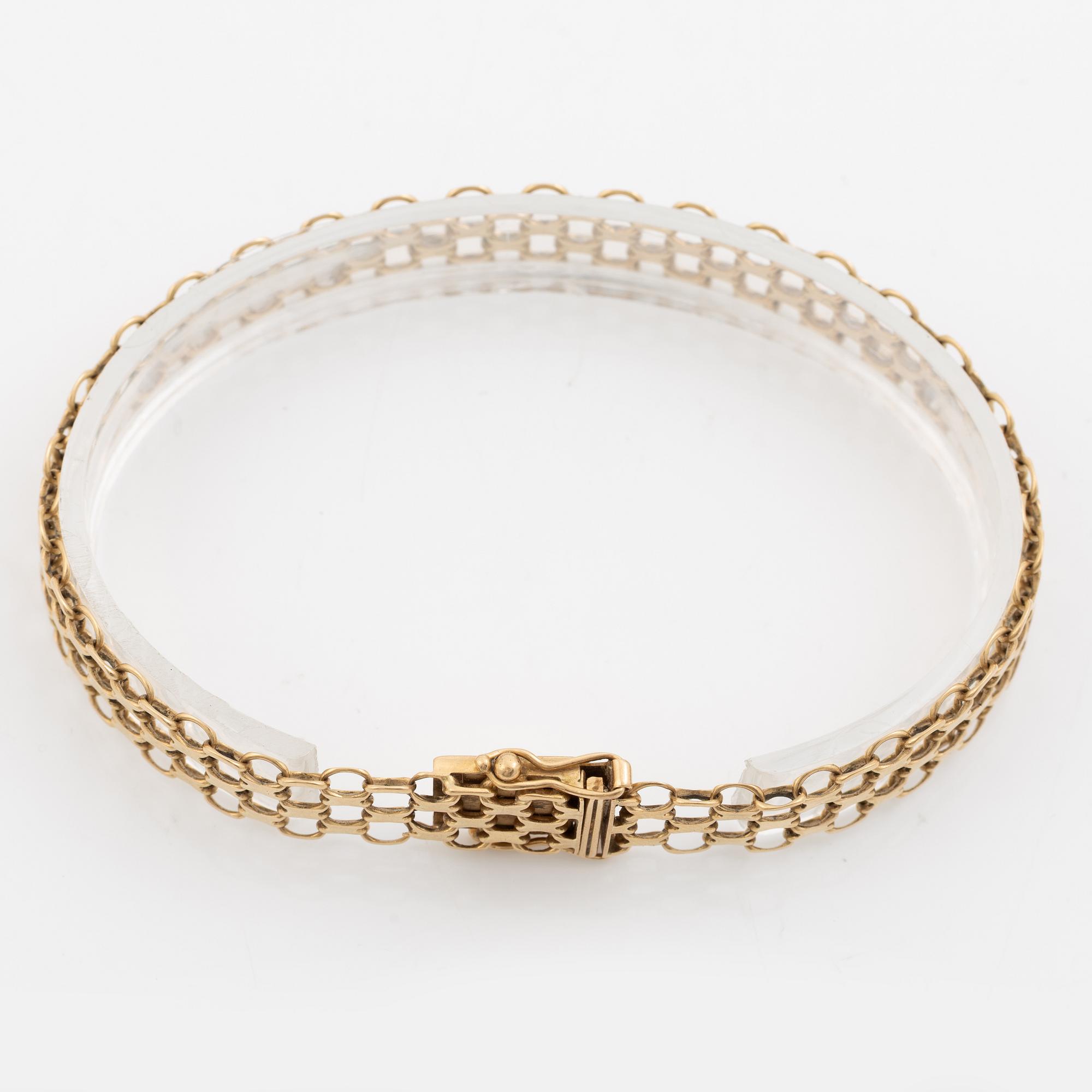 Bracelet, x-link, 18K gold.