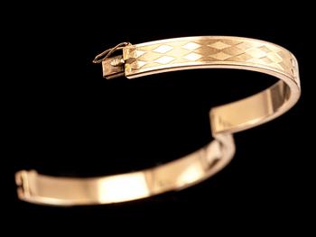 ARMLÄNK, 18k guld. Vikt ca 19 g.