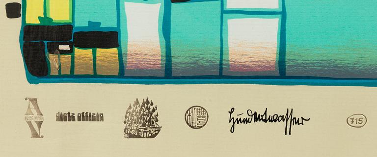 Friedensreich Hundertwasser "Hommage to Schröder-Sonnenstern".