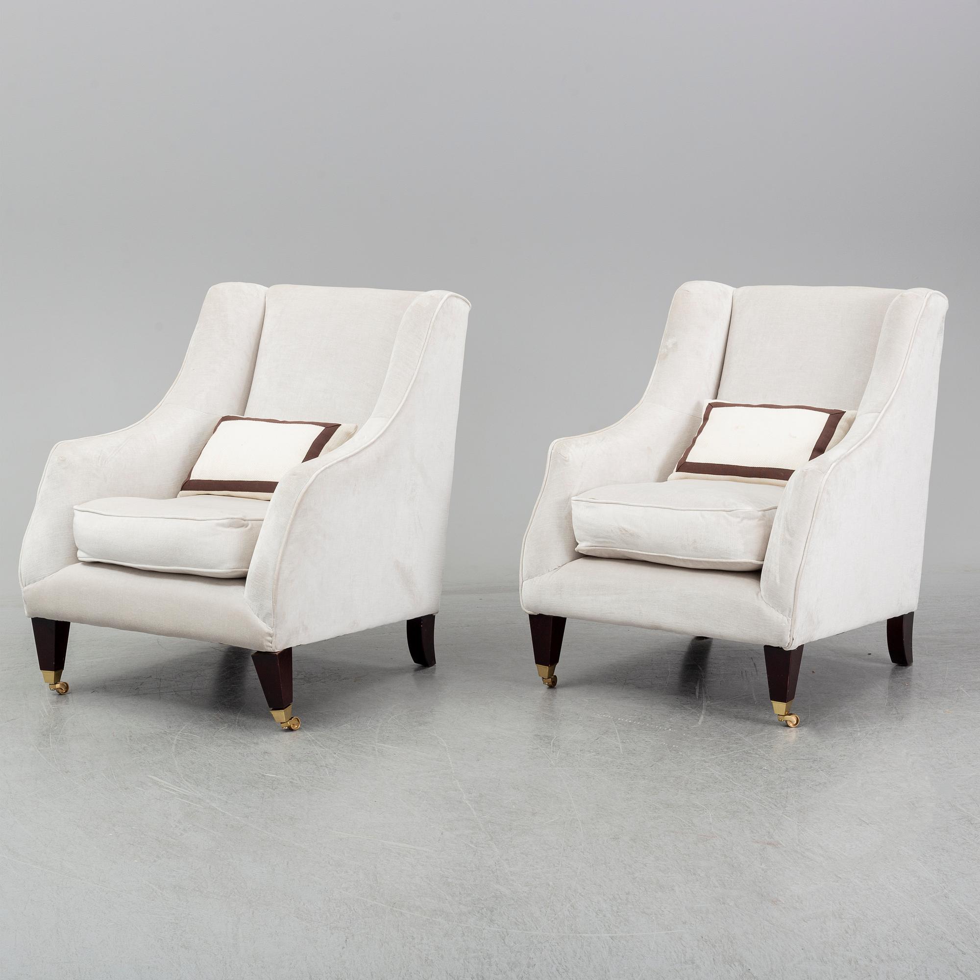 LAURA ASHLEY, FÅTÖLJER, ett par, 2000-tal.