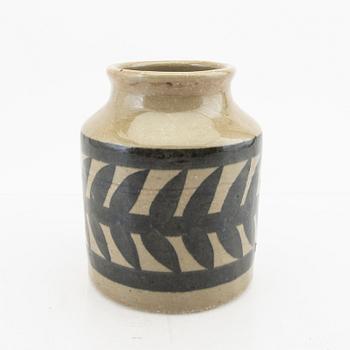 Hertha Bengtson, vase Rörstrand atelje stoneware.