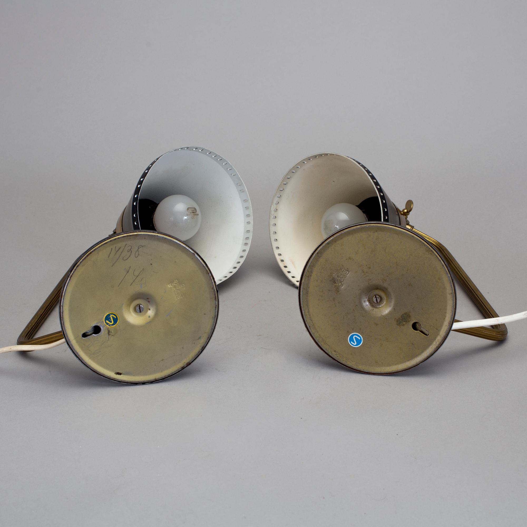 BORDS-/VÄGGLAMPOR, EWÅ, Värnamo, 1900-talets mitt.