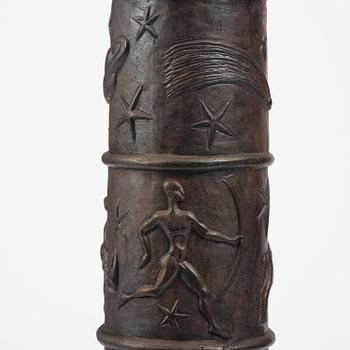 Johannes Dahl, piedestal, "Solvisare", Näfveqvarns bruk, Swedish Grace.