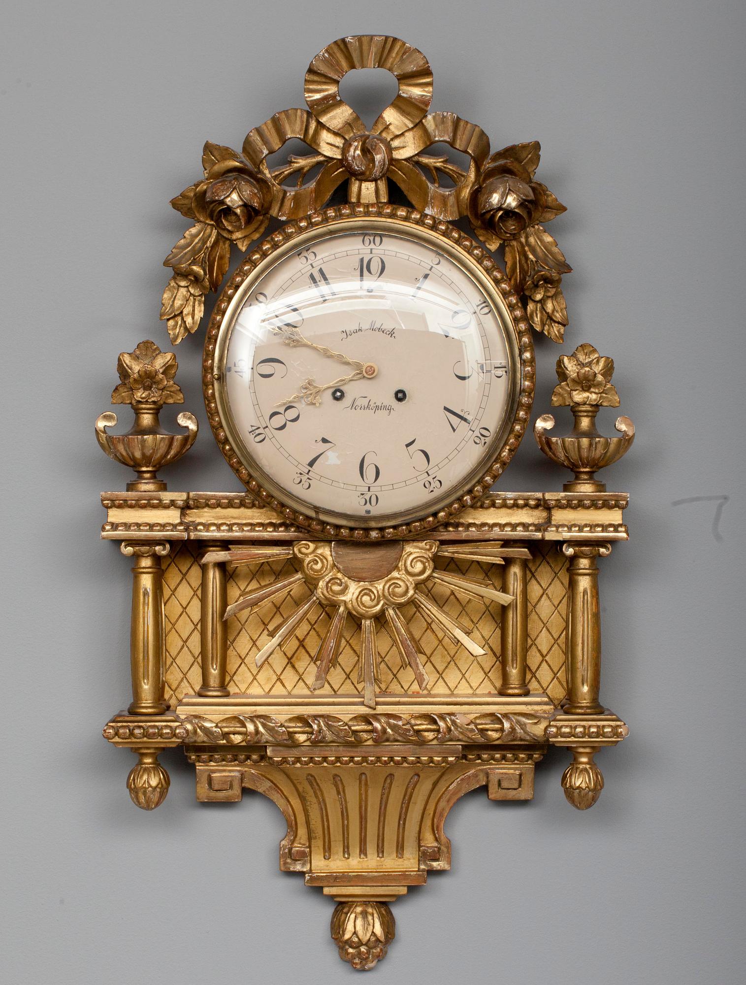 VÄGGPENDYL, gustviansk stil, 1900-talets första hälft.