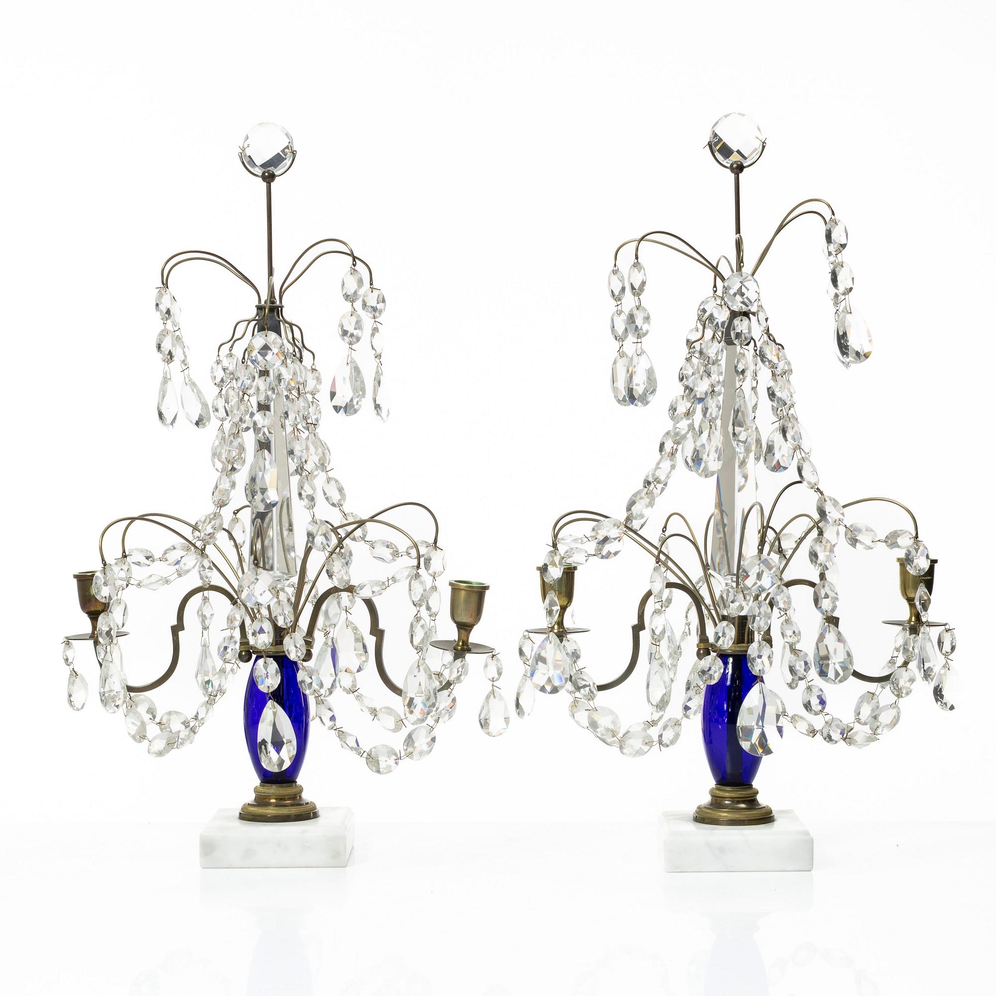 Table lamps a pair, first half of the 20th century.