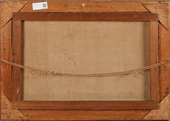 OKÄND KONSTNÄR, olja på duk, sannolikt Norge, omkring år 1900.