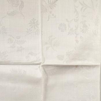 Napkins 5 pcs damask circa 1900.