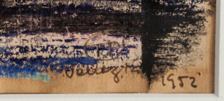 TUULIKKI PIETILÄ, krita, signerad och daterad 1952.