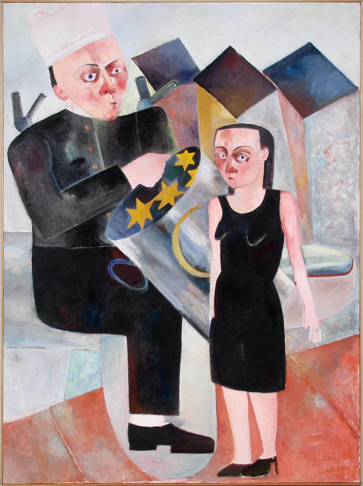 RENATE BAUER, olja på duk.